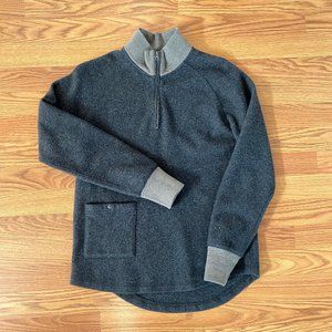 Adsum - Grey Half-Zip Pullover Size Small